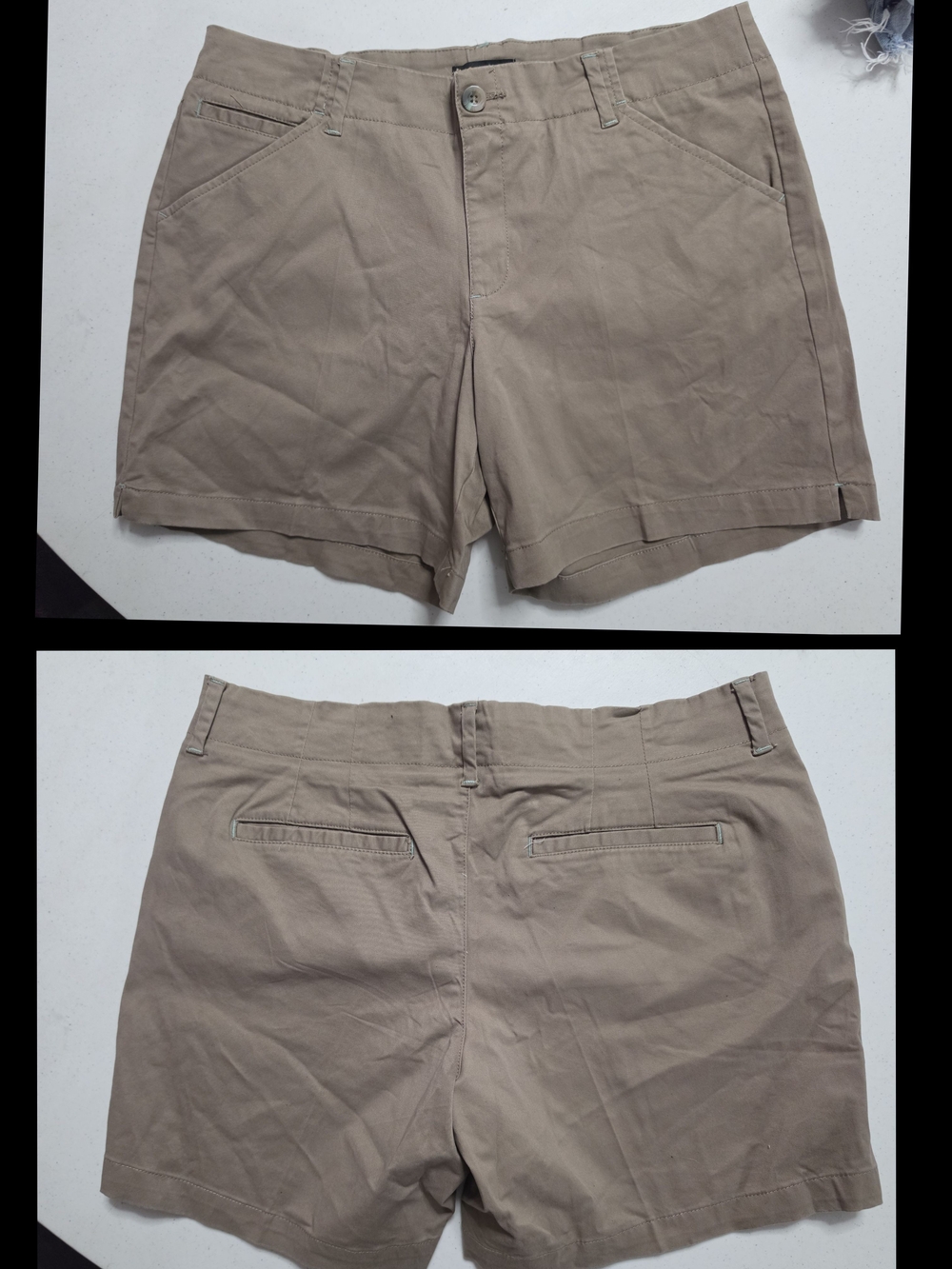 Lee Women's Beige Casual Bermuda Shorts